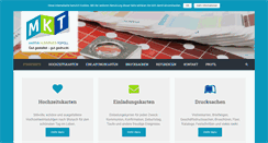 Desktop Screenshot of mkt-druckagentur.de