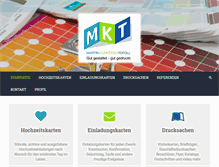 Tablet Screenshot of mkt-druckagentur.de